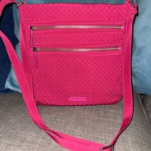Vera Bradley Fuchsia Quilted Crossbody Bag